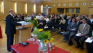 Herr Prof. Pohl bei seiner Dankesrede