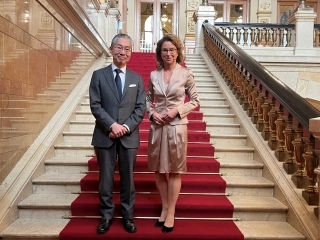 戸田総領事のファイト・ハンブルク州議会議長への着任表敬