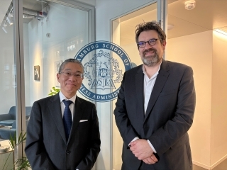 ゴイトケ・ハンブルク経営学大学学長表敬