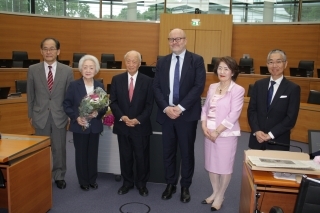 柳井俊二判事送別講演会への出席