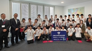 東京都大田区立中学校生徒海外派遣団の当館来訪