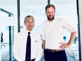チャークス・ハンブルク州交通大臣への着任表敬