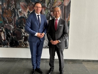 Höflichkeitsbesuch beim Niedersächsischen Minister für Wissenschaft und Kultur Herr Falko Mohrs