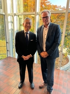 Höflichkeitsbesuch beim Bürgermeister der Gemeinde Halstenbek, Herr Jan Krohn